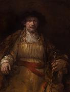REMBRANDT Harmenszoon van Rijn Self-portrait (mk08) oil painting on canvas